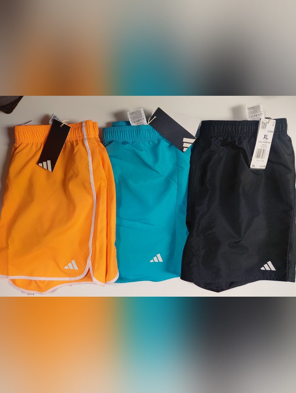 Adidas Kids Youth Shorts (3 Pair). Brand New. Big Kids Size: XL.